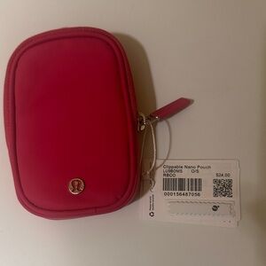 Lululemon Vibrant Pink Nano Pouch